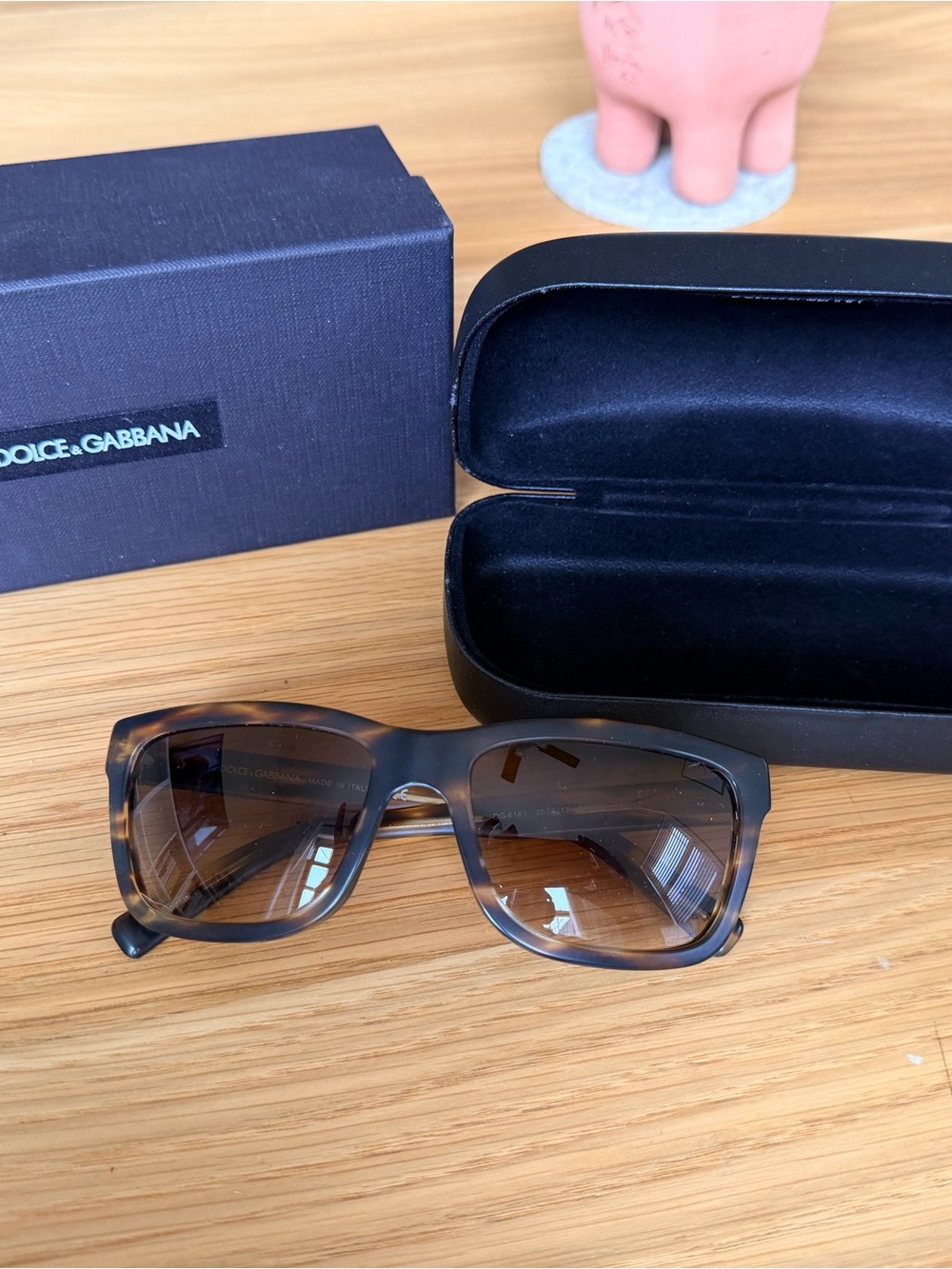 Dolce & Gabbana Tortoiseshell and Brown Gradient Sunglasses